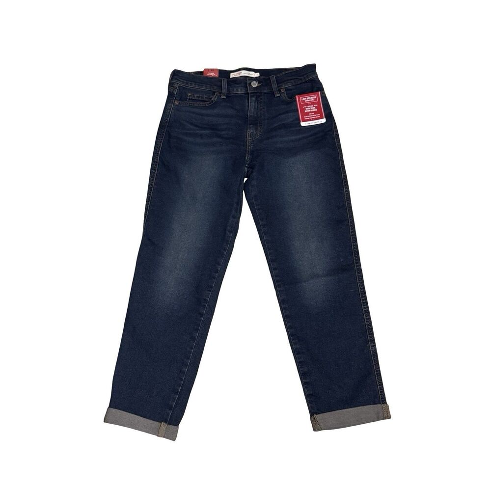 NWT Levi Strauss Signature Women's 2 / W26 Vintage Mid Rise Boyfriend Jeans